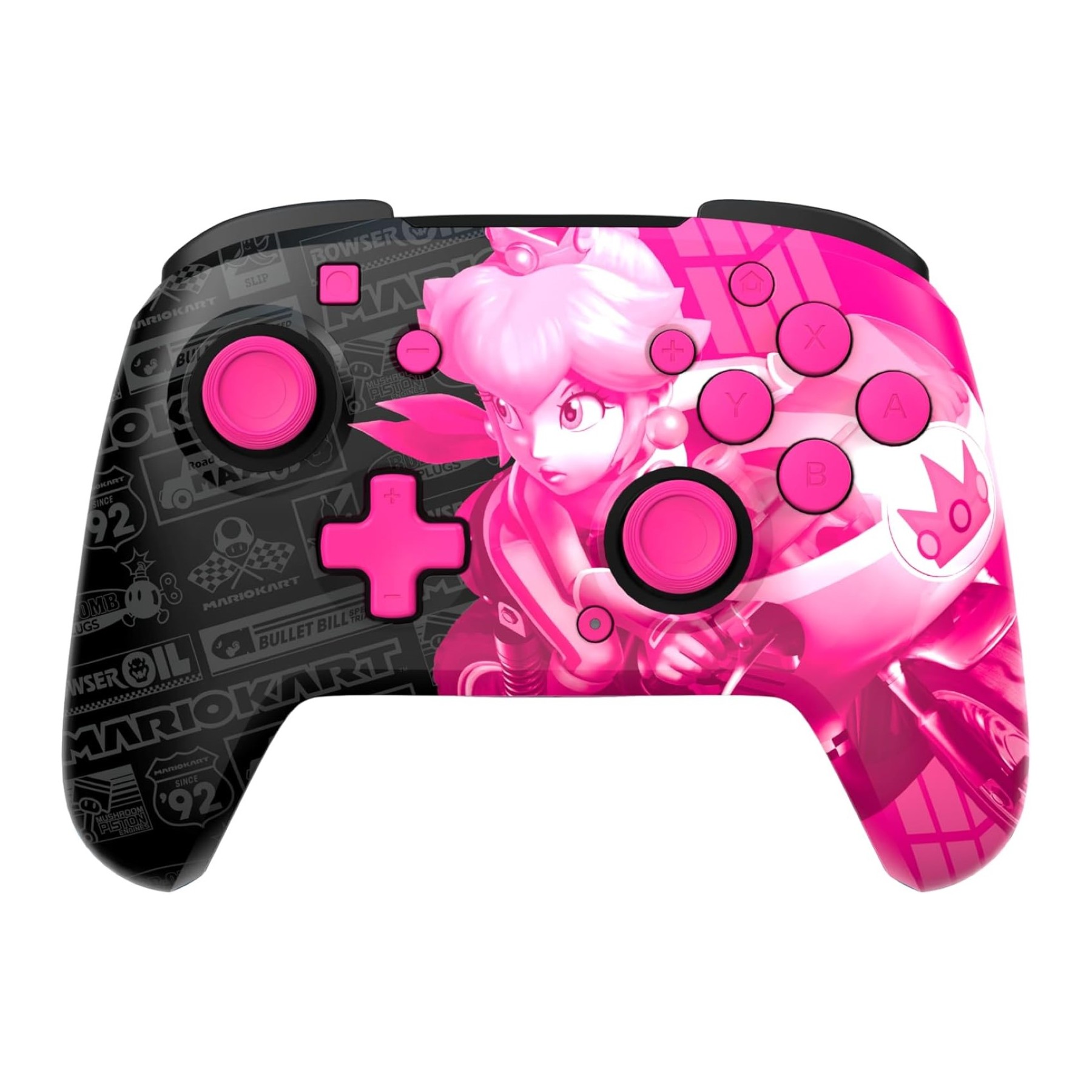 PDP Rematch Wireless Controller Grand Prix Peach Licensed Switch