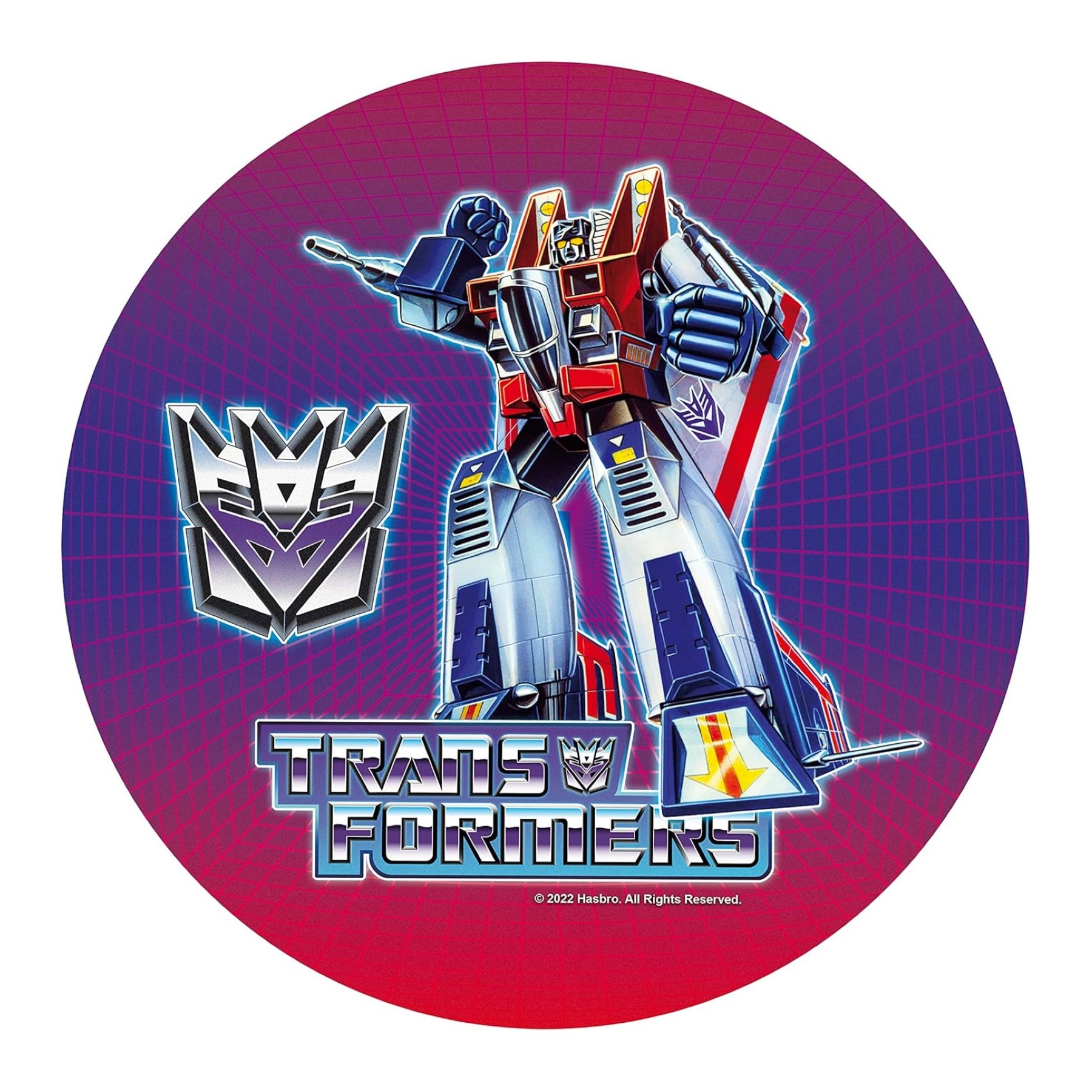 Transformers Tappetino Mouse: Starscream Retro 22cm