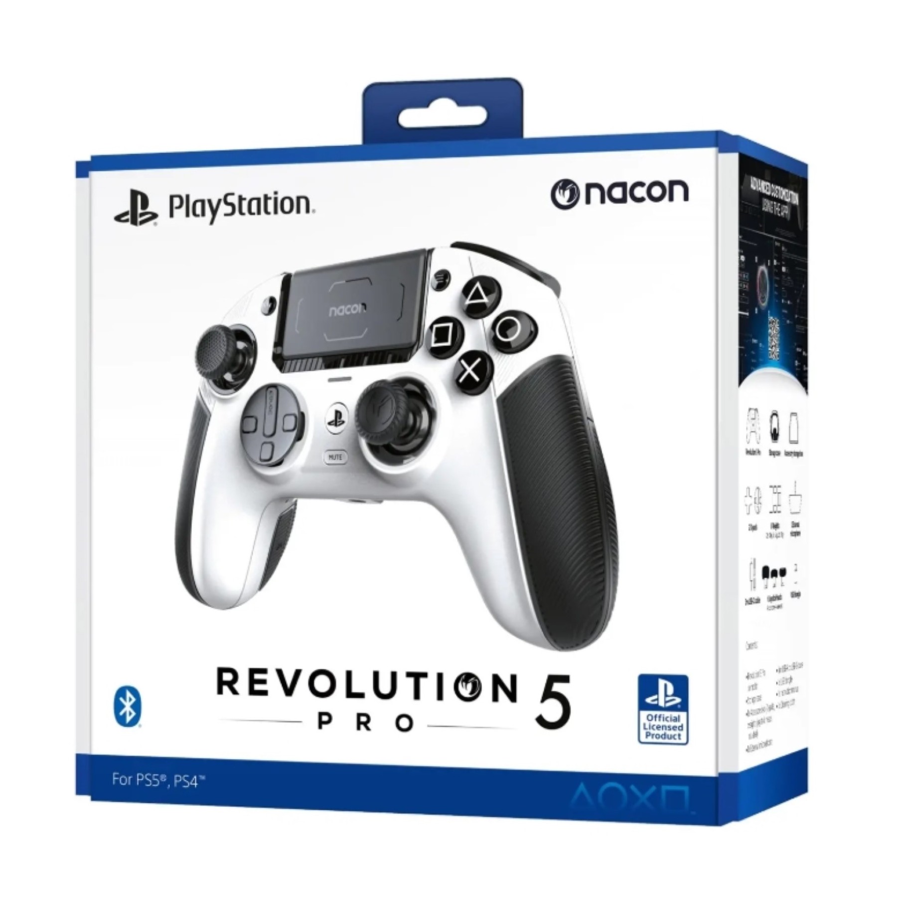 Mando Controlador Nacon PS5 Revolution 5 Pro Controller Blanco