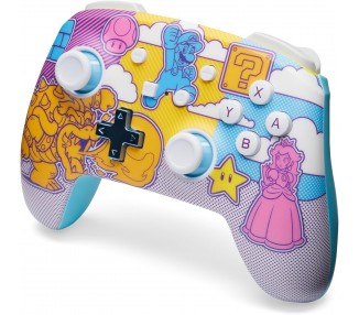 Mando Controlador PowerA Enhanced Inalambrico Controller - Mushroom Kingdom Pop Art (Nintendo Switch)