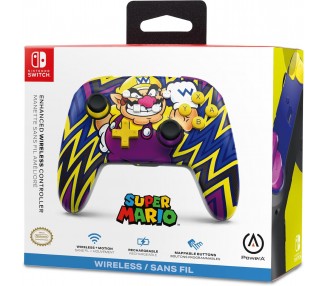 Mando Controlador PowerA Enhanced Inalambrico Controller - Wario (Nintendo Switch)