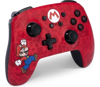 PowerA PowerA Enhanced Wireless Controller for Nintendo Switch -  Here We Go Mario