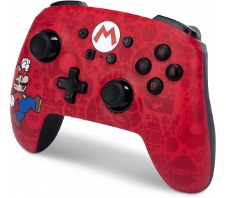 PowerA PowerA Enhanced Wireless Controller for Nintendo Switch -  Here We Go Mario