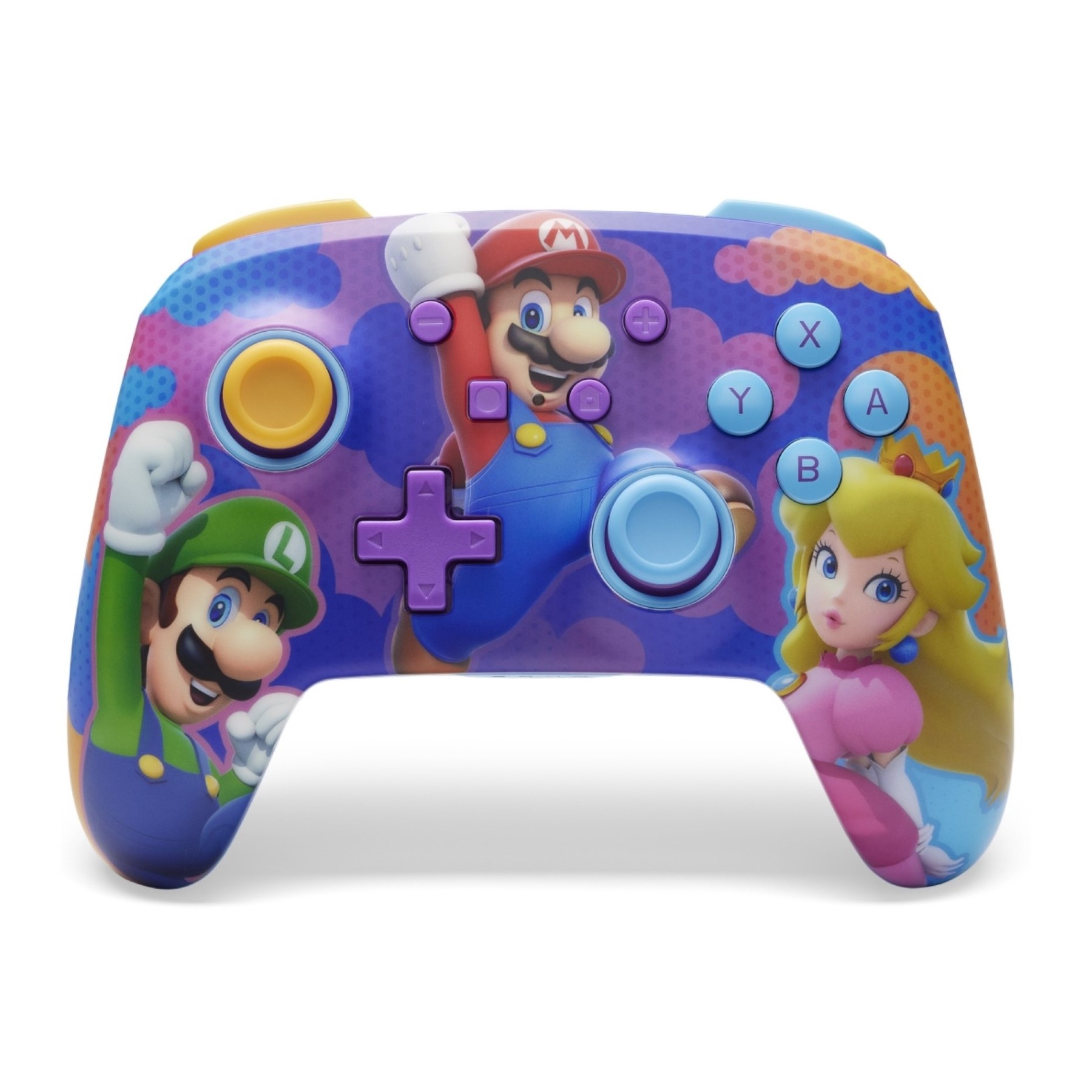 PowerA Enhanced Wireless Controller - Color Splash Heroes Nintendo Switch)