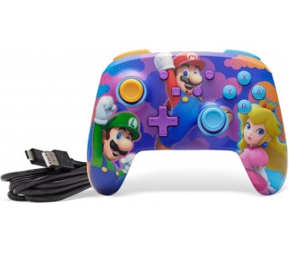 PowerA Enhanced Wireless Controller - Color Splash Heroes Nintendo Switch)
