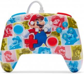 PowerA Enhanced Wired Controller - Mario Hero Reel (Nintendo Switch)