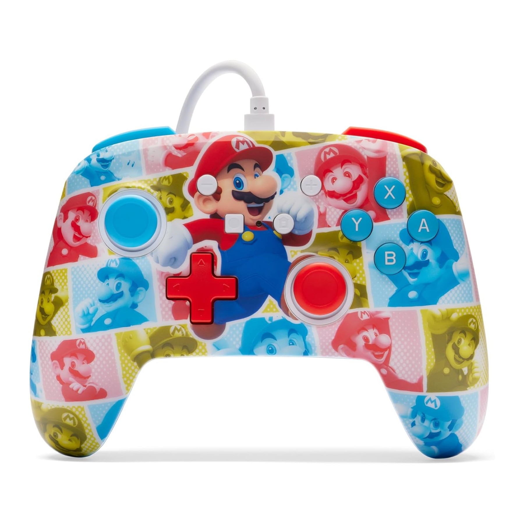 PowerA Enhanced Wired Controller - Mario Hero Reel (Nintendo Switch)