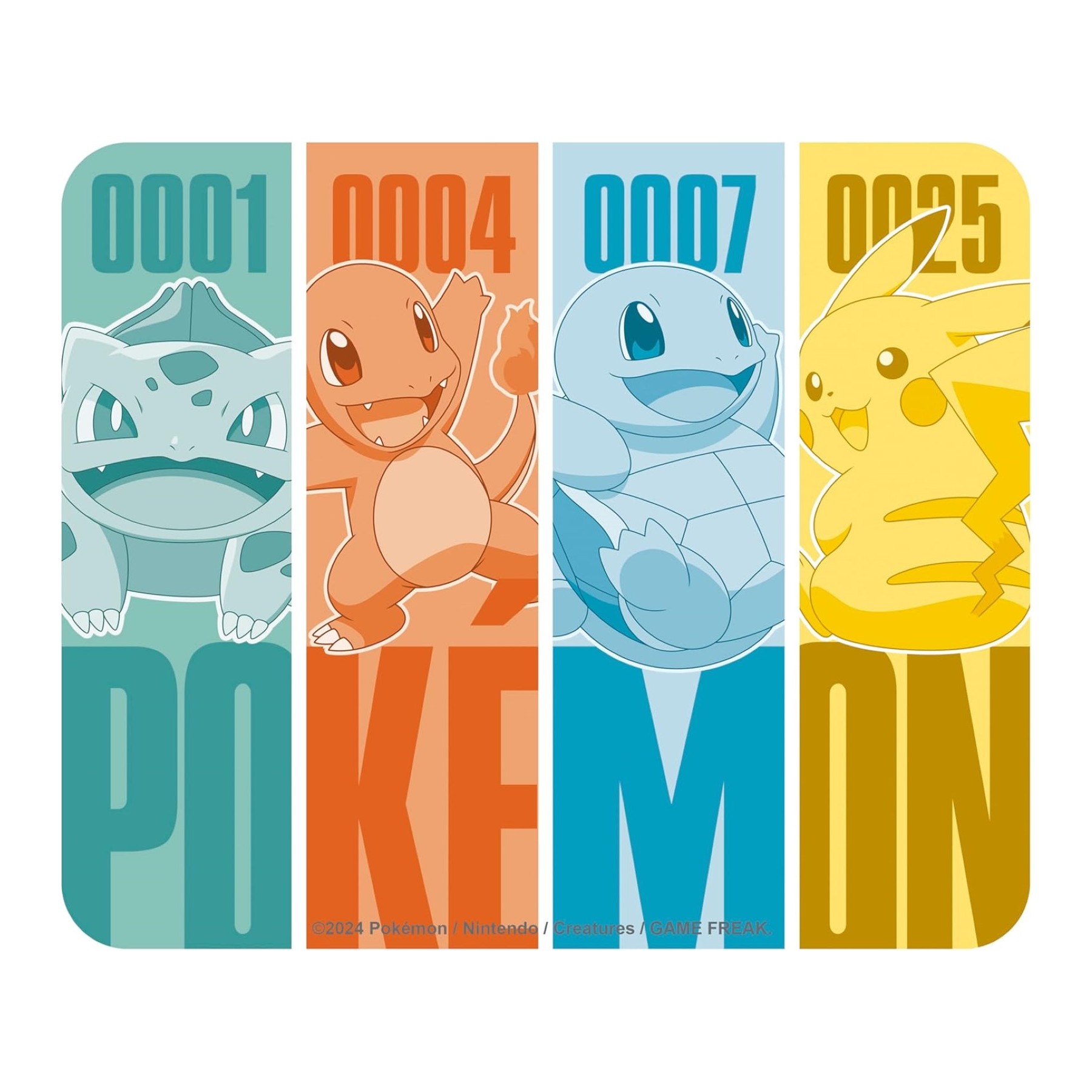 Pokemon Tappetino Mouse: Kanto Starters 23cm