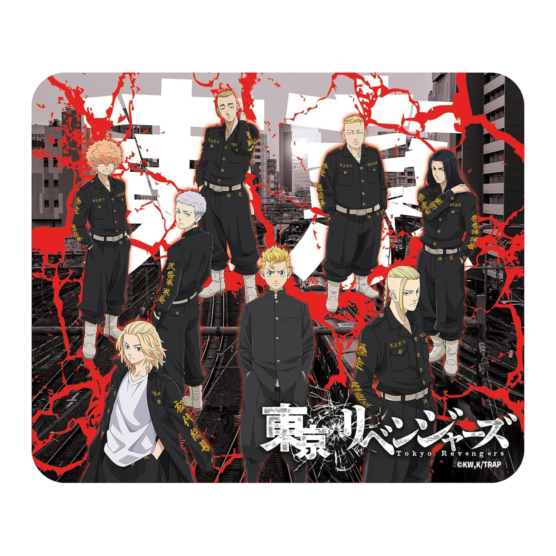 Tokyo Revengers Tappetino Mouse Takemichi & Toman (23x19)