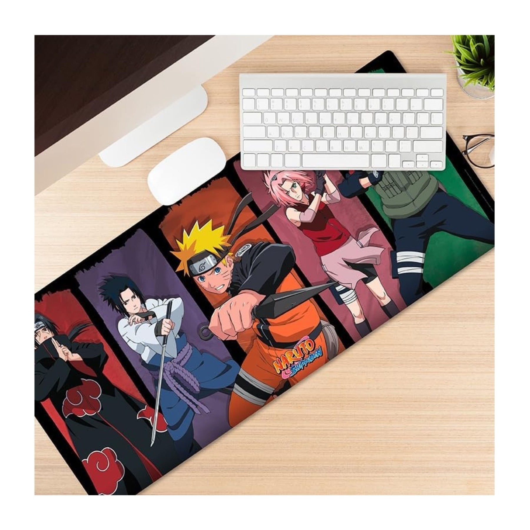Tappetino Mouse XXL Naruto Shippuden: Group 90x40cm