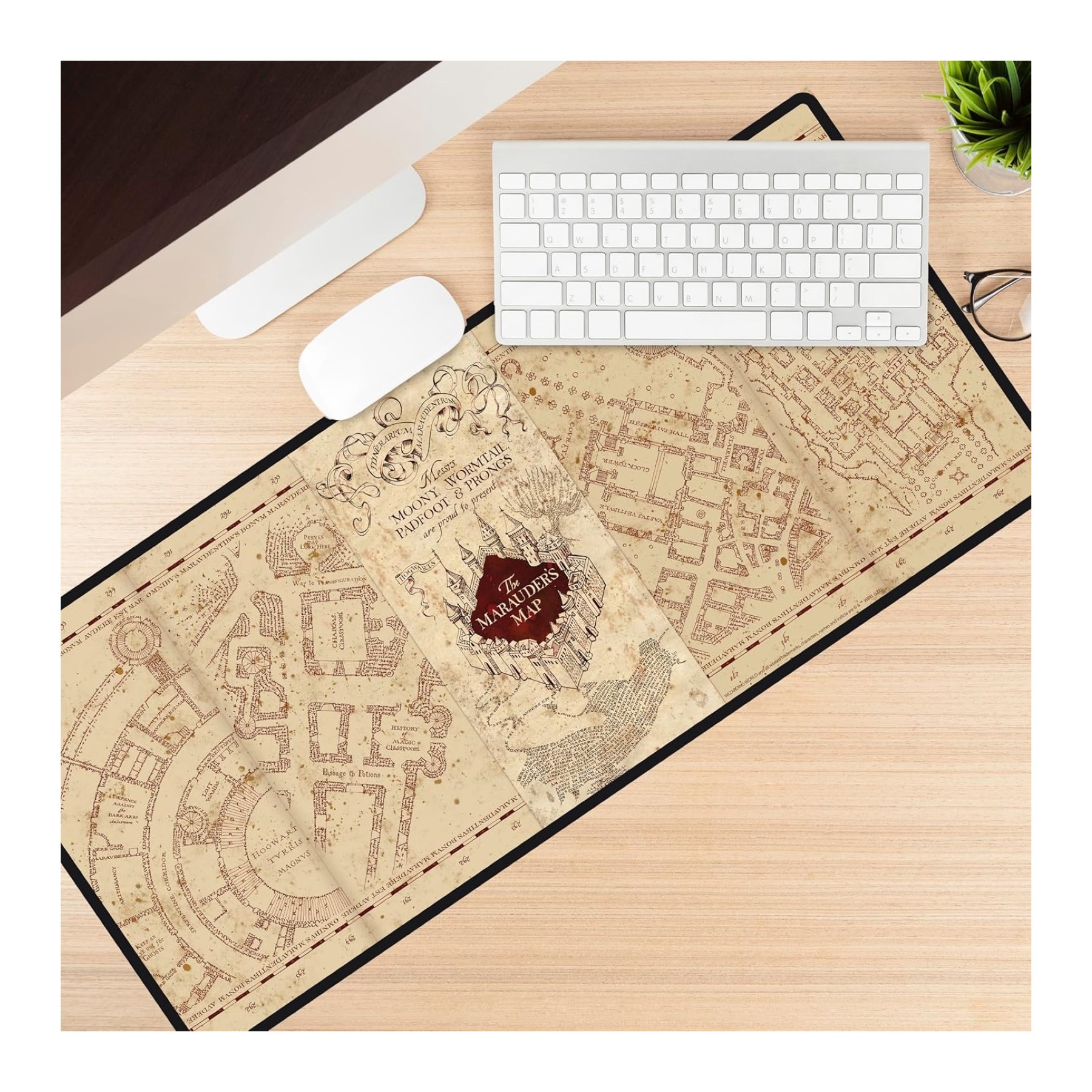 Tappetino Mouse XXL Harry Potter: The Marauders Map 90x40cm