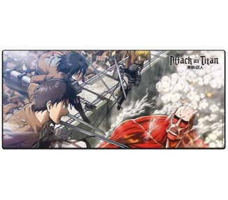 Tappetino Mouse XXL Attack on Titans: Eren VS Titan 90x40cm
