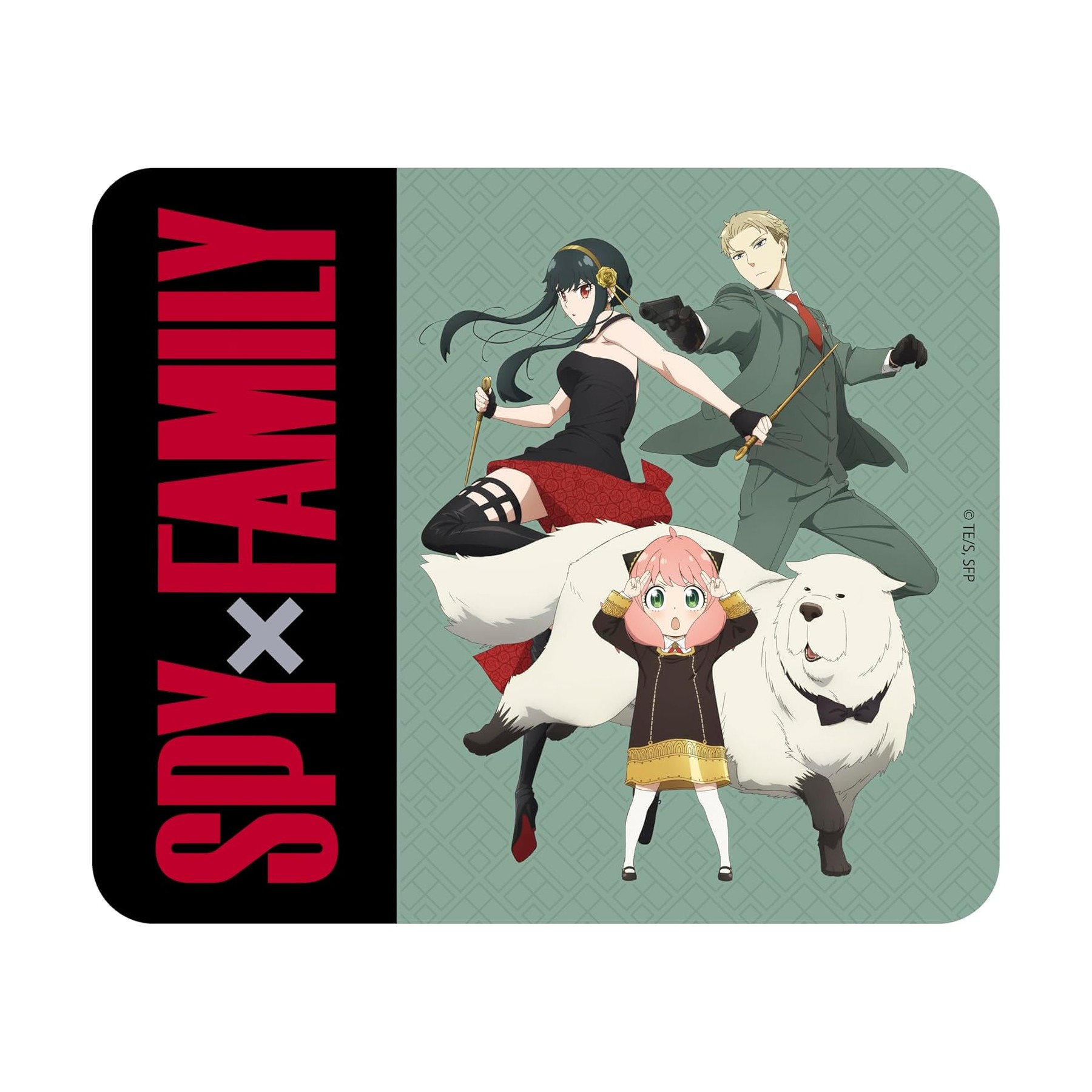 Spy x Family Tappetino Mouse: Forger Family 23x19cm