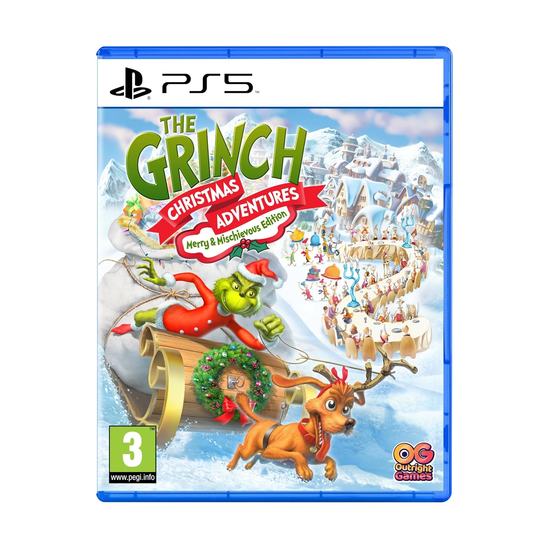 The Grinch: Christmas ADV Merry & Michievous ED Juego Fisico para consola Sony PlayStation 5 PS5