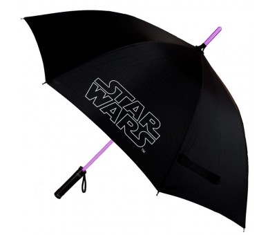 Paraguas manual Star Wars 53cm efecto espada laser