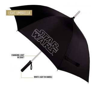Paraguas manual Star Wars 53cm efecto espada laser