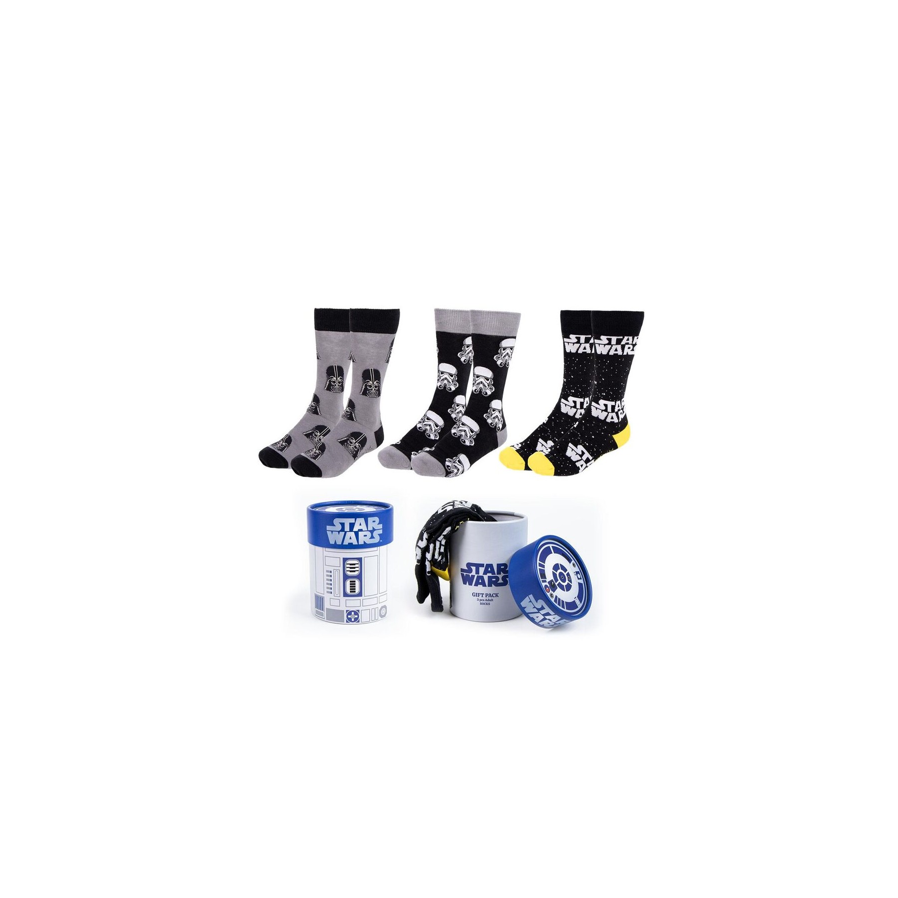 Set 3 calcetines Star Wars adulto surtido