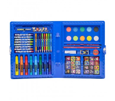Set papeleria coloreable Sonic Prime
