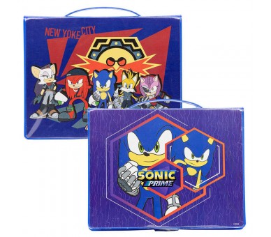 Set papeleria coloreable Sonic Prime