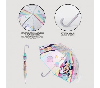 Paraguas manual burbuja Minnie Disney 45cm