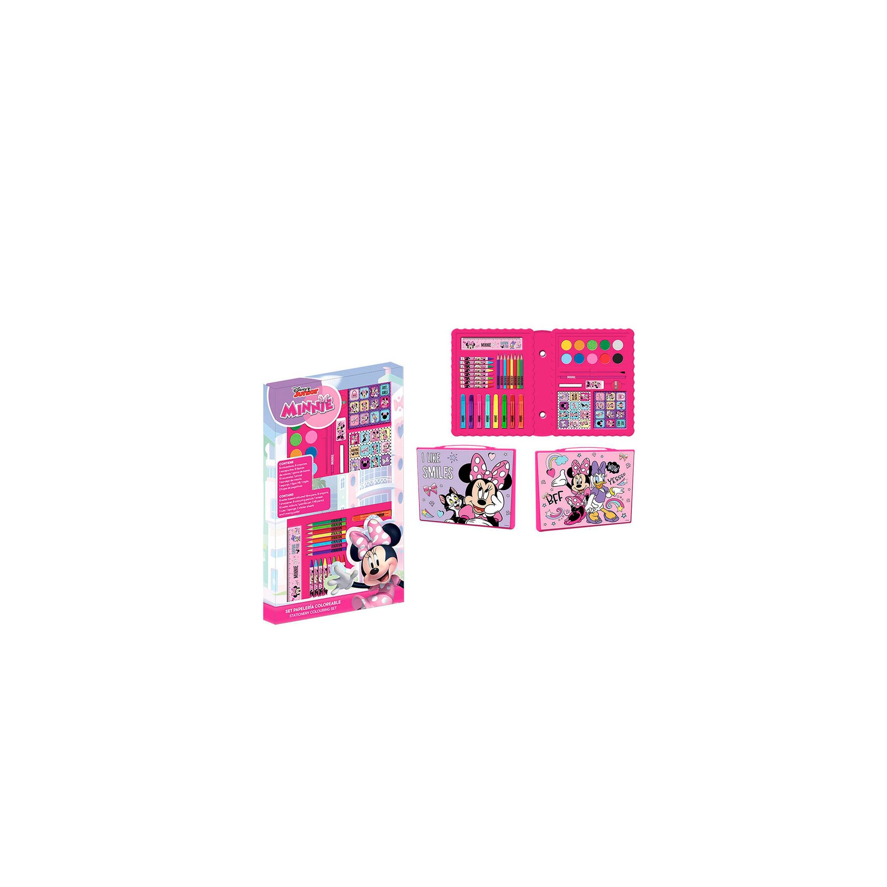 Set papeleria coloreable Minnie Disney