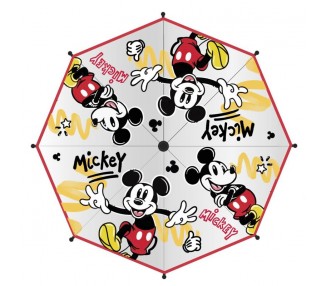 Paraguas manual burbuja Mickey Disney 45cm