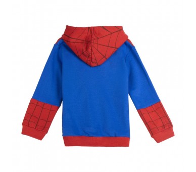 Sudadera capucha cremallera Spiderman Marvel