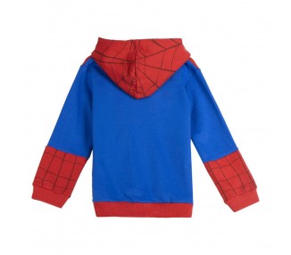 Sudadera capucha cremallera Spiderman Marvel