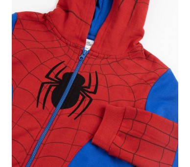 Sudadera capucha cremallera Spiderman Marvel