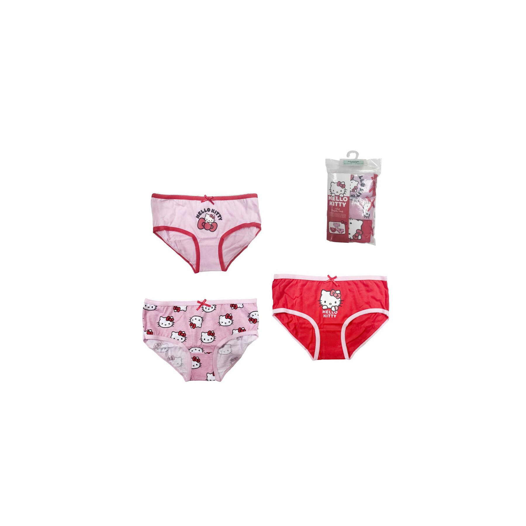 Set 3 braguitas Hello Kitty