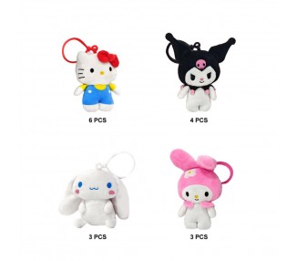 Llavero peluche Hello Kitty and Friends surtido