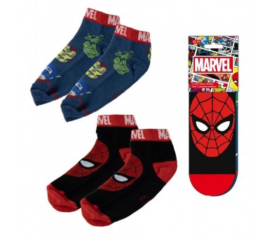 Set 2 pares calcetines Marvel adulto surtido