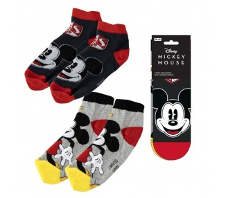 Set 2 pares calcetines Mickey Disney adulto