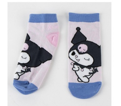 Set 2 pares calcetines Kuromi Hello Kitty adulto