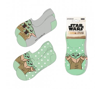 Set 2 pares calcetines Grogu The Mandalorian Star Wars adulto surtido