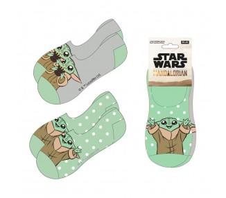 Set 2 pares calcetines Grogu The Mandalorian Star Wars adulto surtido