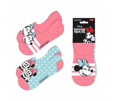 Set 2 pares calcetines Minnie Disney adulto