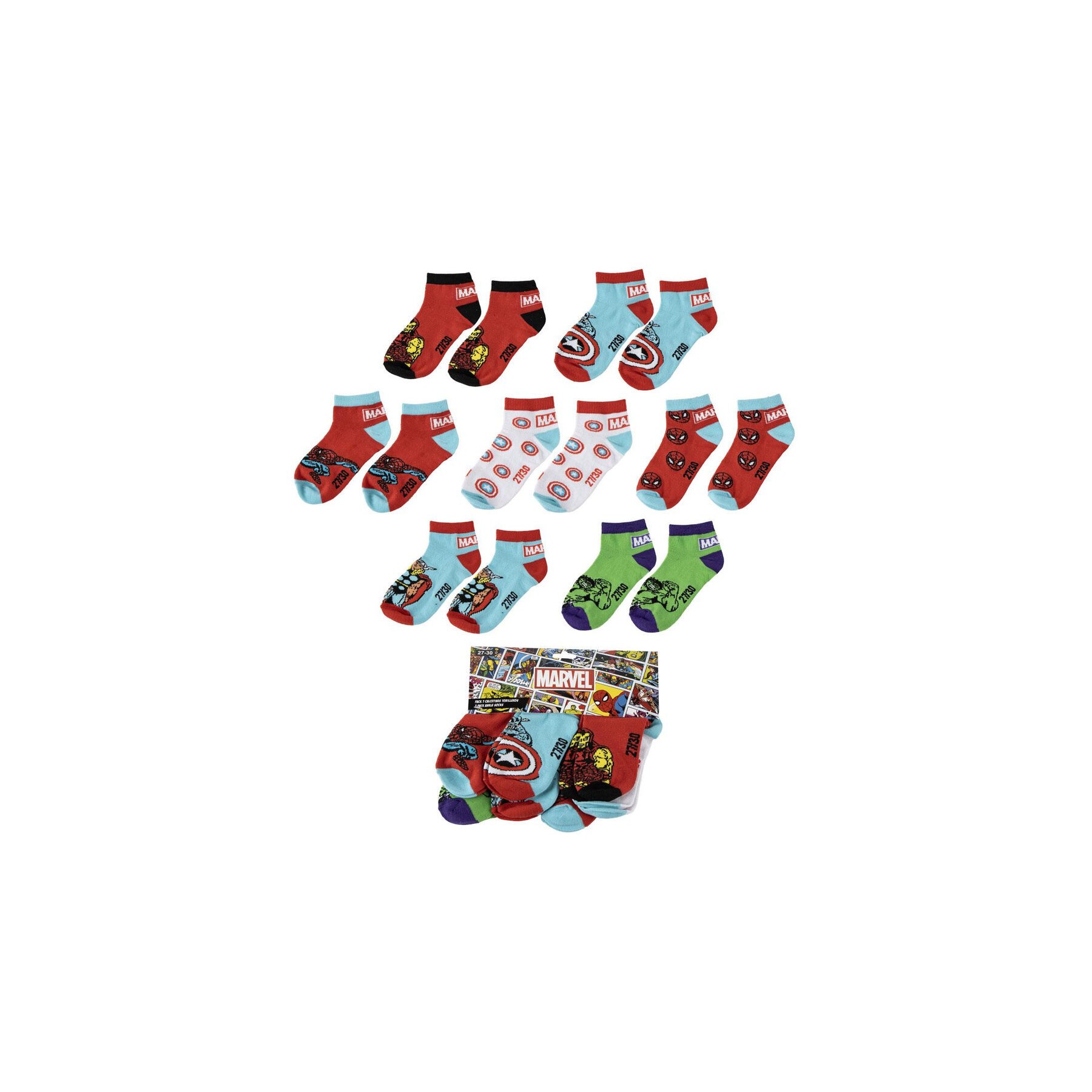 Set calcetines Marvel surtido