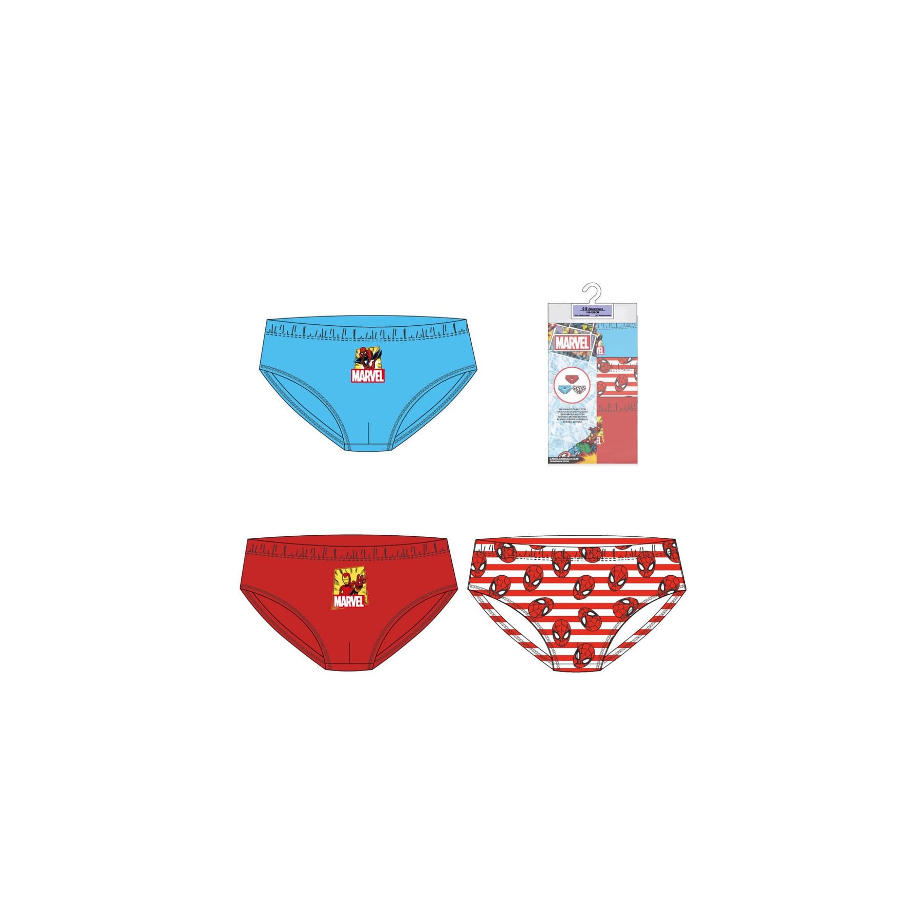 Set 3 calzoncillos Marvel
