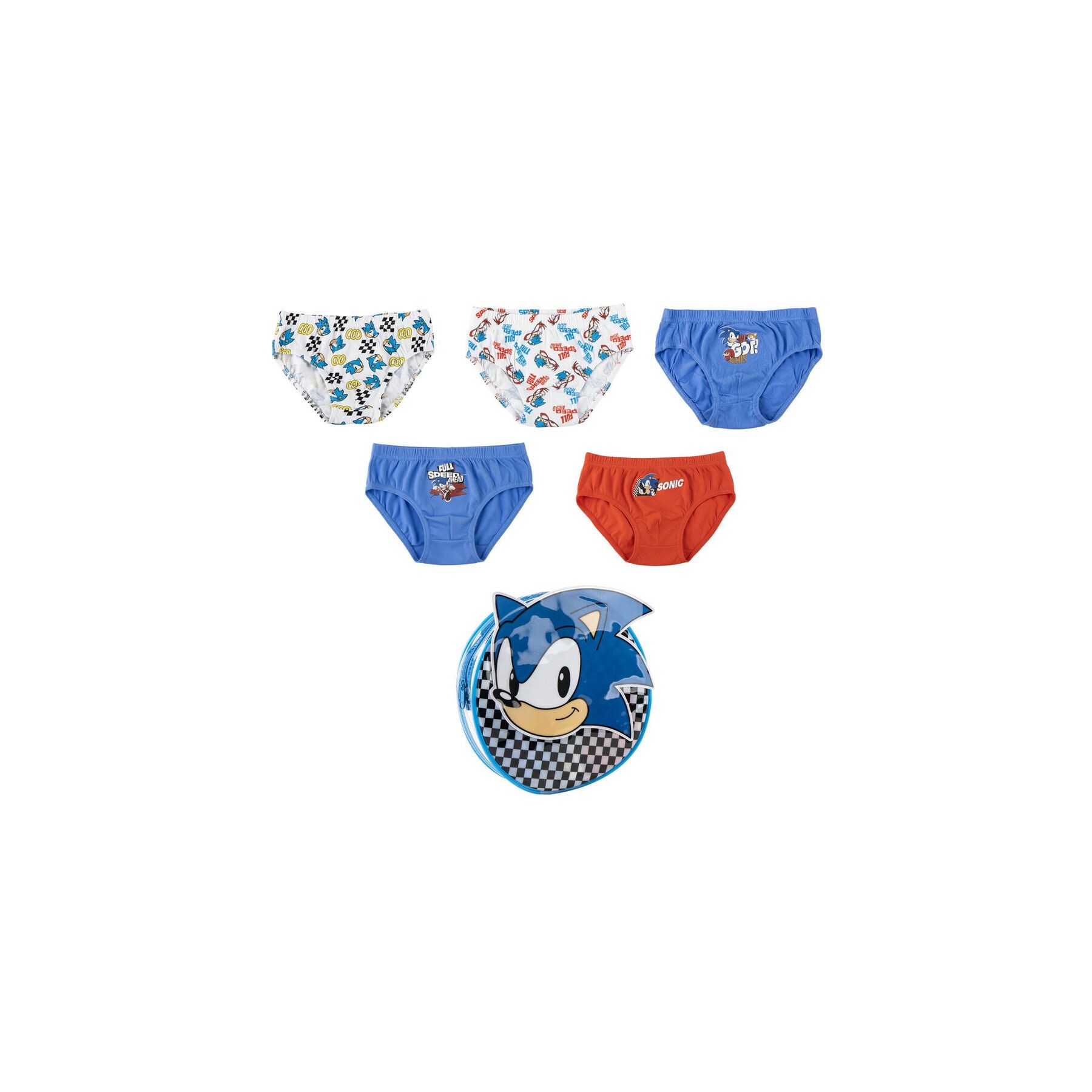 Set 5 calzoncillos Sonic The Hedgehog