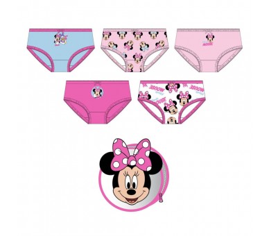 Set 5 braguitas Minnie Disney