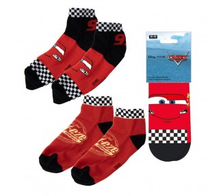 Set 2 pares calcetines Cars Disney Pixar adulto