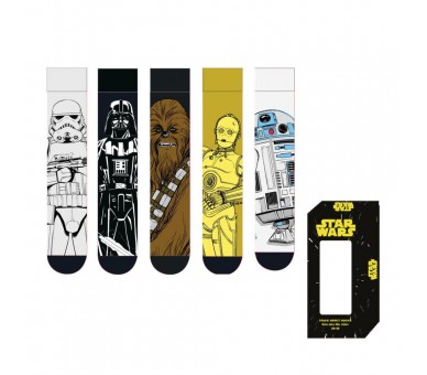 Set 5 pares calcetines Star Wars adulto