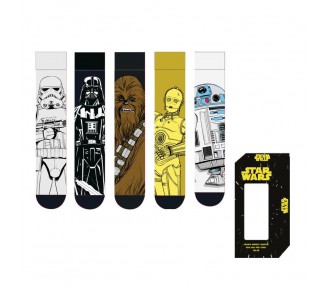 Set 5 pares calcetines Star Wars adulto