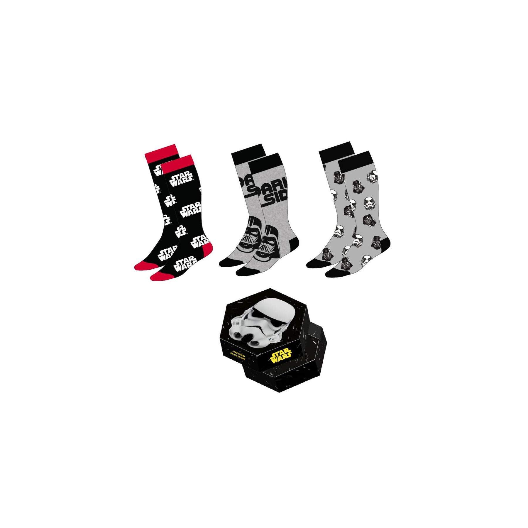 Set 3 pares Star Wars adulto