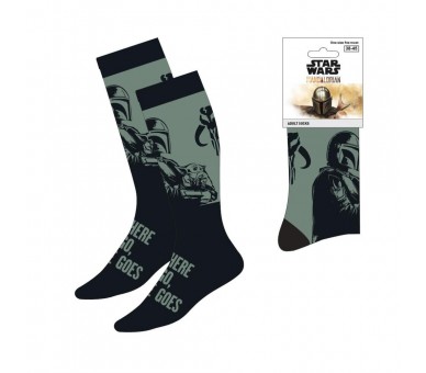 Calcetines Mandalorian Star Wars adulto