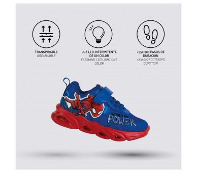 Deportivas Spiderman Marvel luces