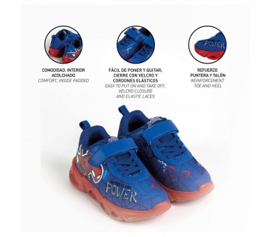 Deportivas Spiderman Marvel luces