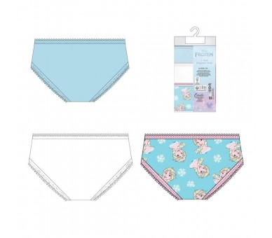 Set 3 braguitas Frozen Disney