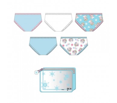 Set 5 braguitas Frozen Disney